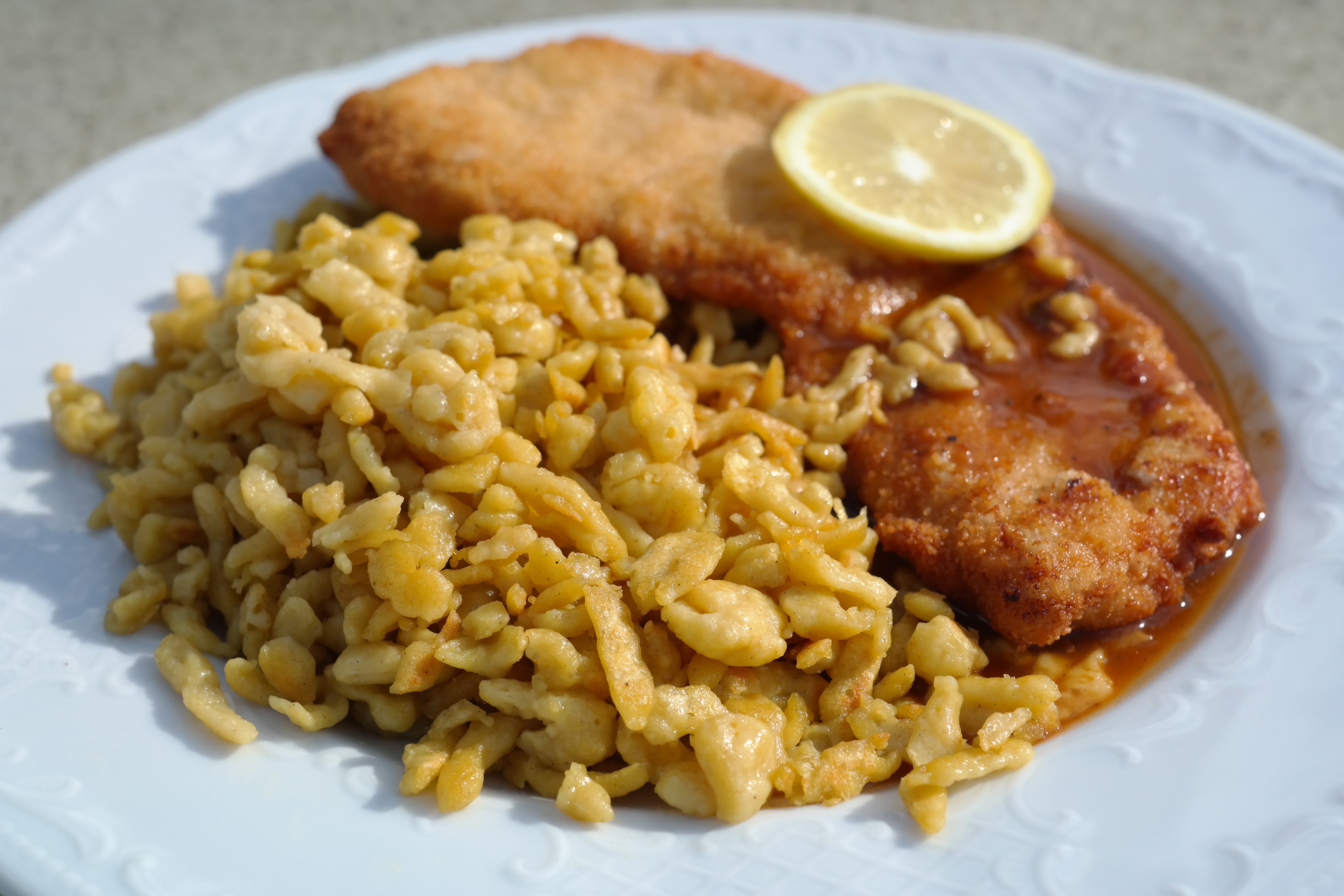 Schnitzel Pfefferrahm